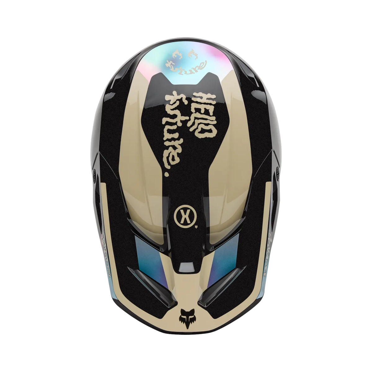 FOX Racing V1 Hello Future Helmet - Black