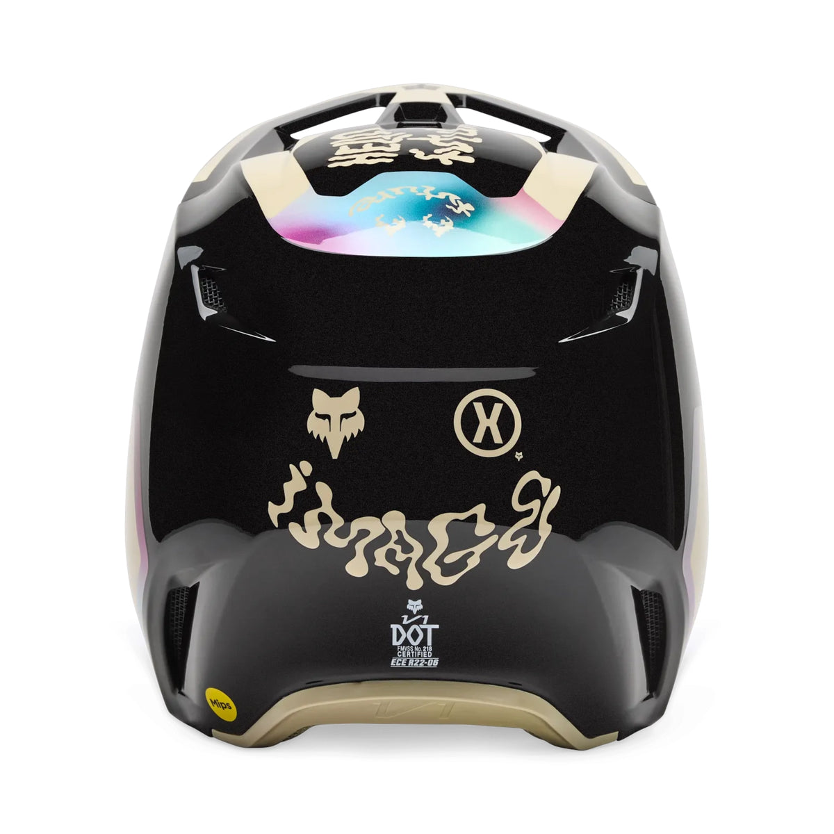FOX Racing V1 Hello Future Helmet - Black