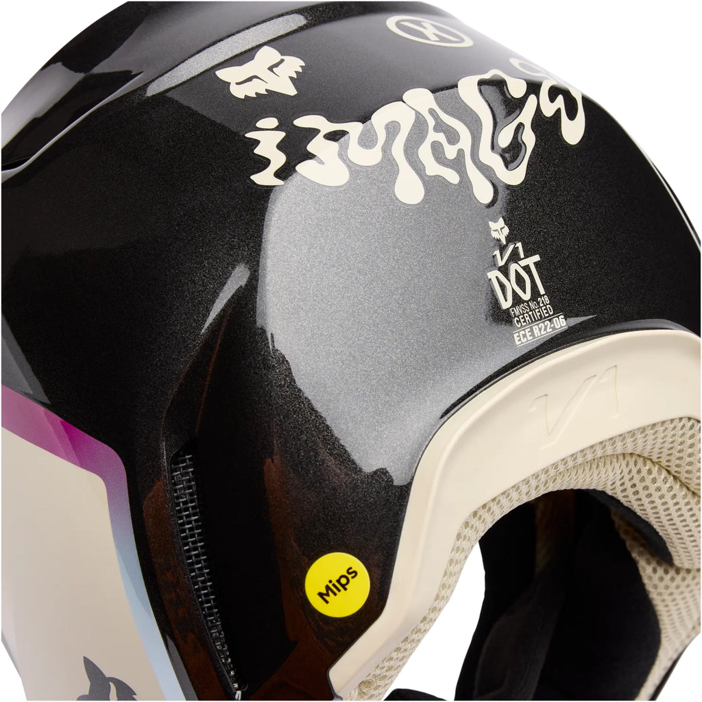 FOX Racing V1 Hello Future Helmet - Black