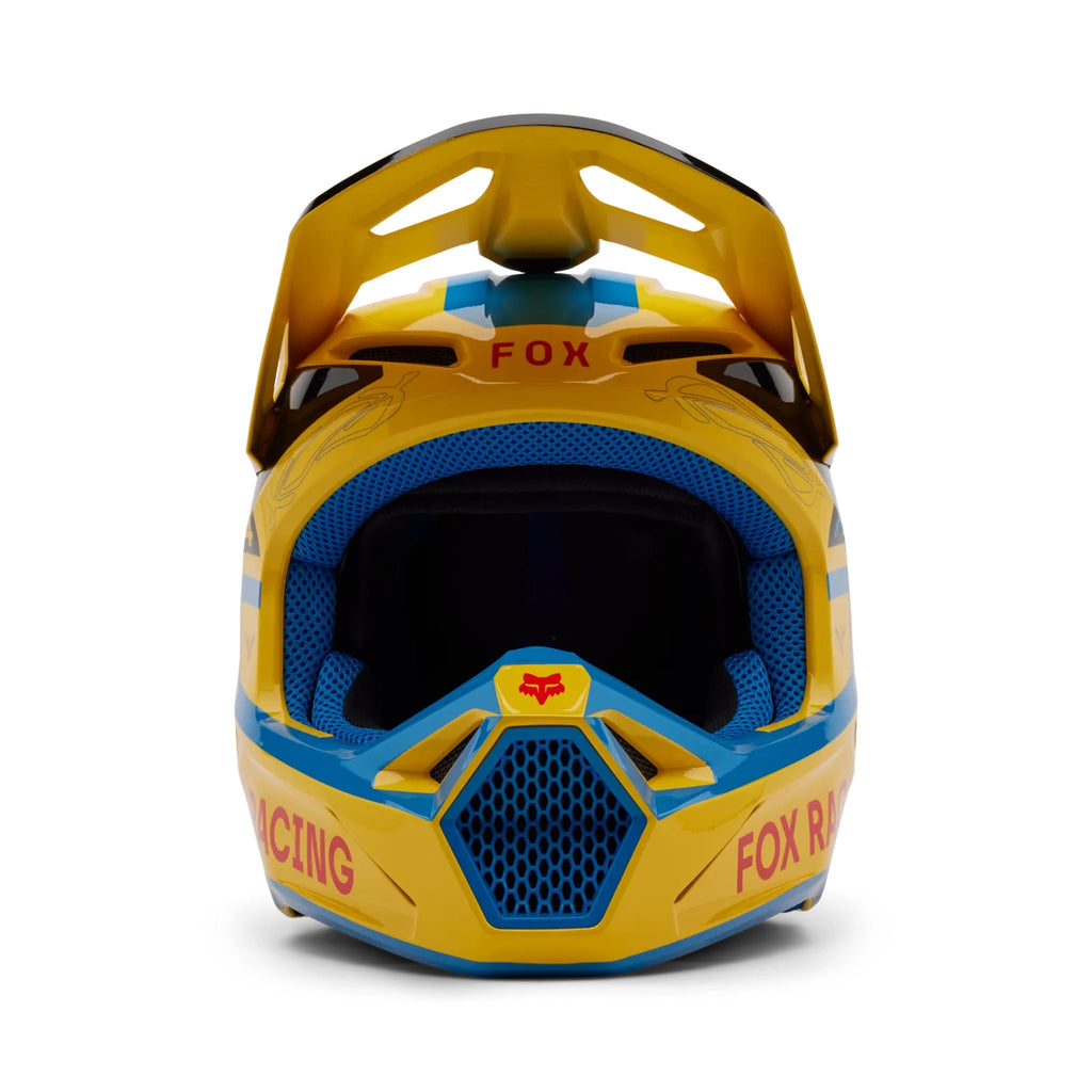 FOX Racing V1 Race Spec Helmet - Pale Yellow