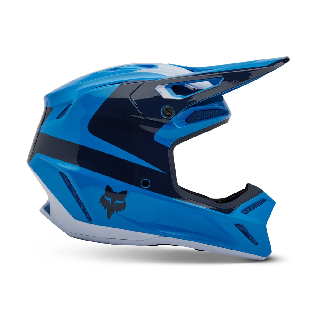 FOX Racing V3 Divider Helmet - True Blue