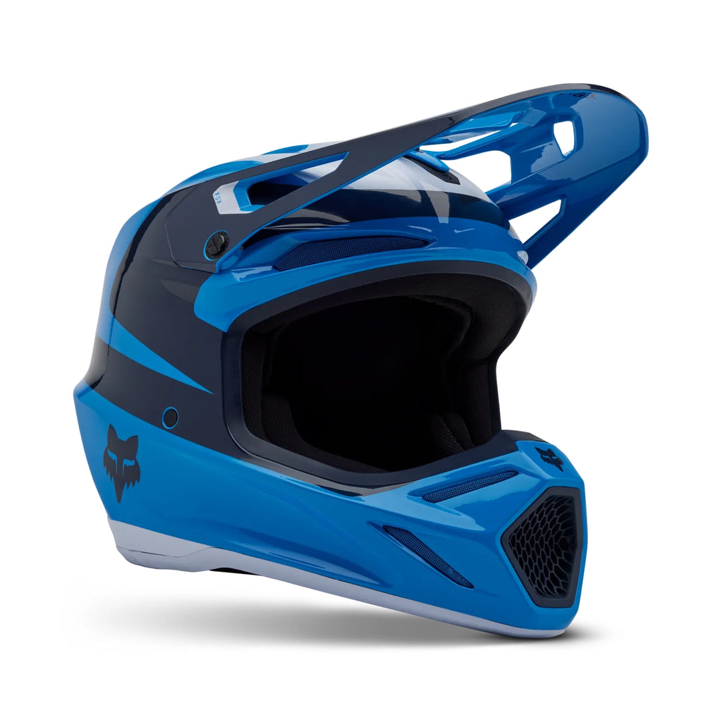 FOX Racing V3 Divider Helmet - True Blue