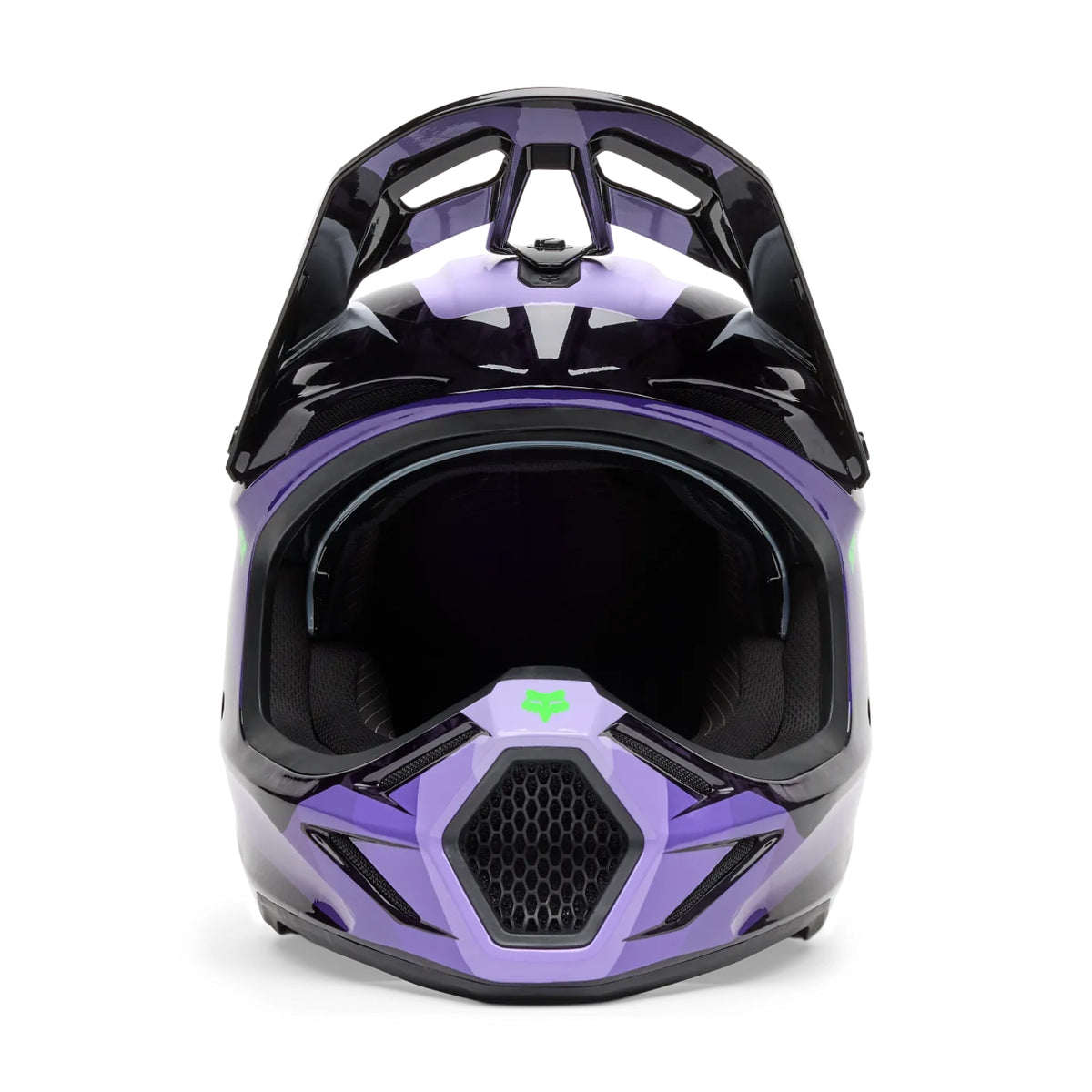 FOX Racing V3 RS Grid Helmet - Black/Purple