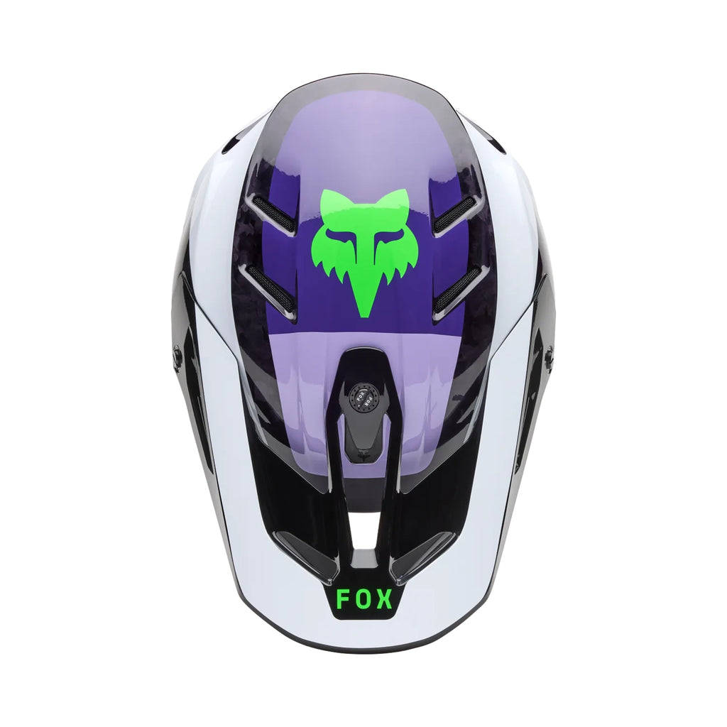 FOX Racing V3 RS Grid Helmet - Black/Purple