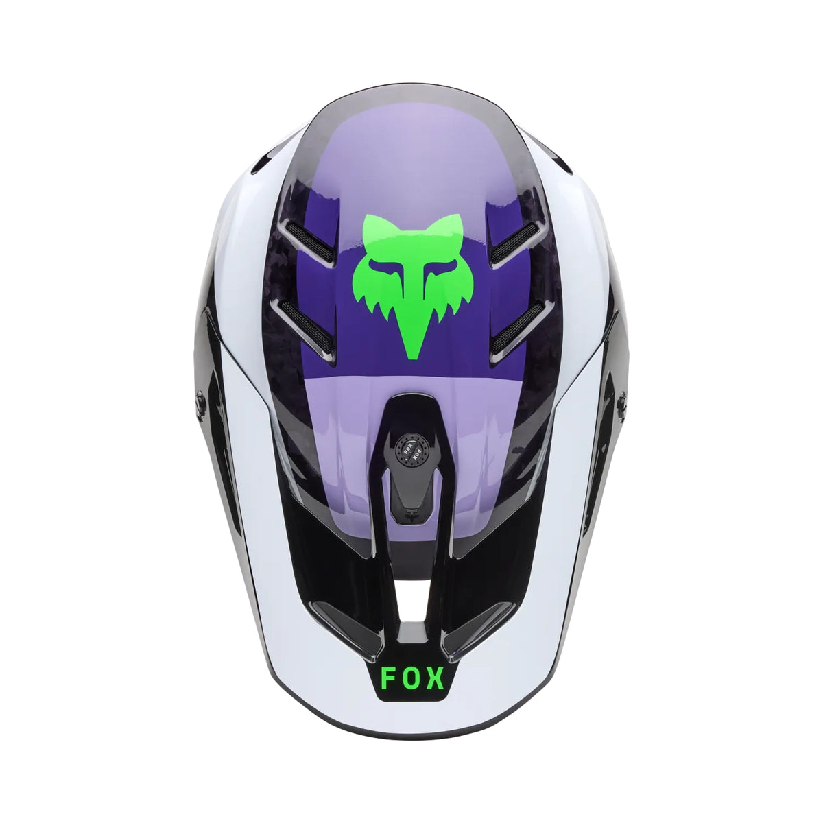 FOX Racing V3 RS Grid Helmet - Black/Purple