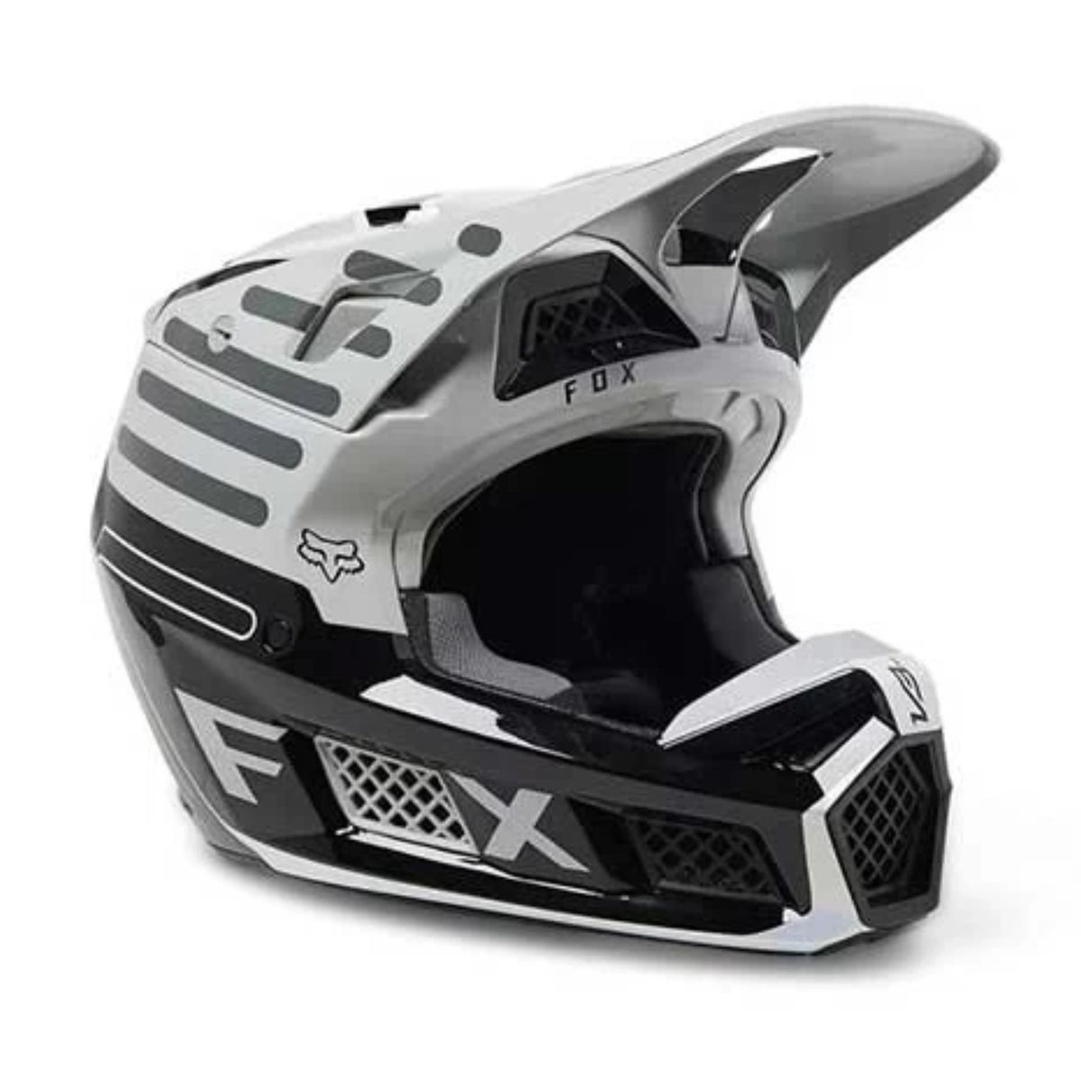 FOX Racing V3 RS RYAKTR Helmet - Steel Grey