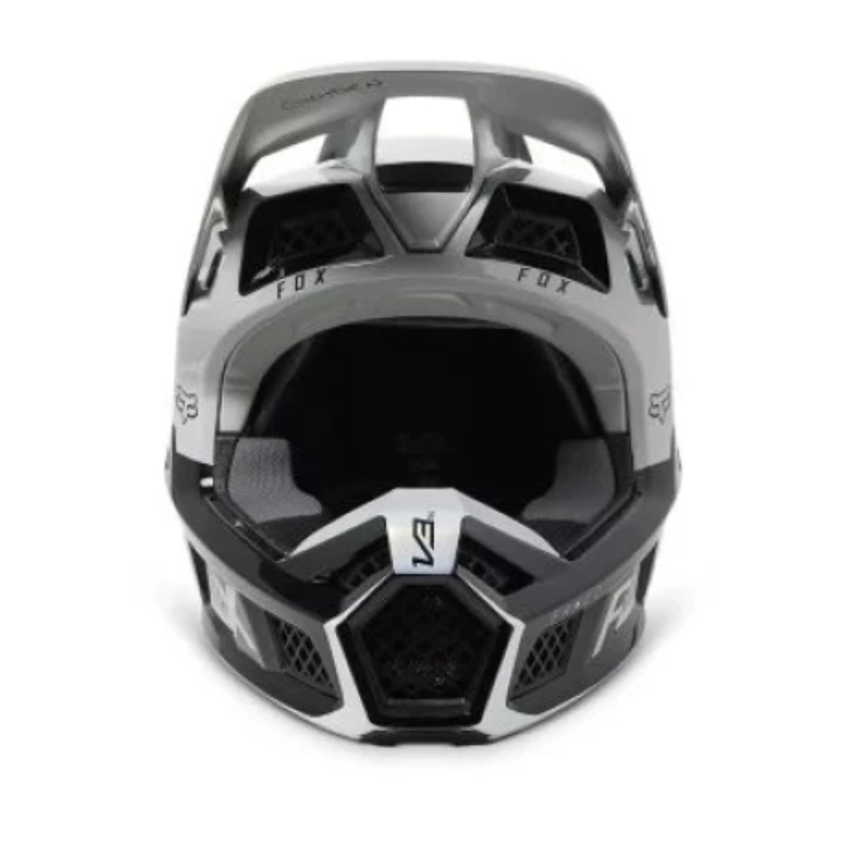 FOX Racing V3 RS RYAKTR Helmet - Steel Grey