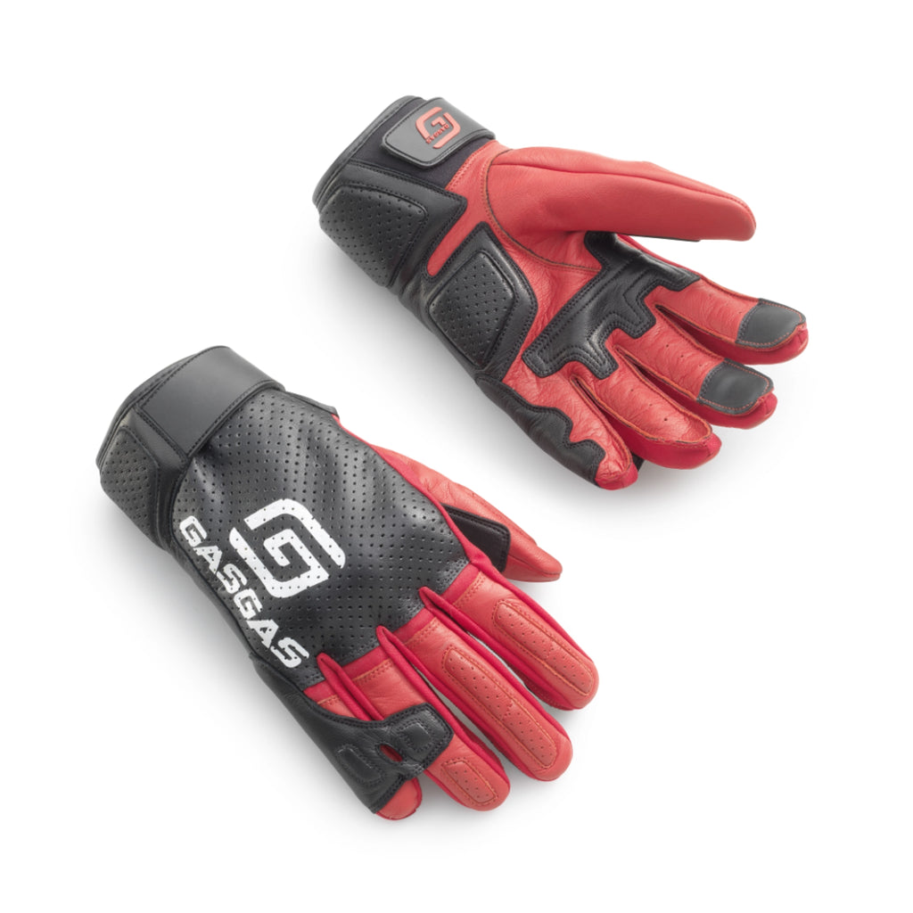 GasGas Vamos Leather Gloves – Sarung Tangan Kulit OEM Resmi GasGas, XL & XXL