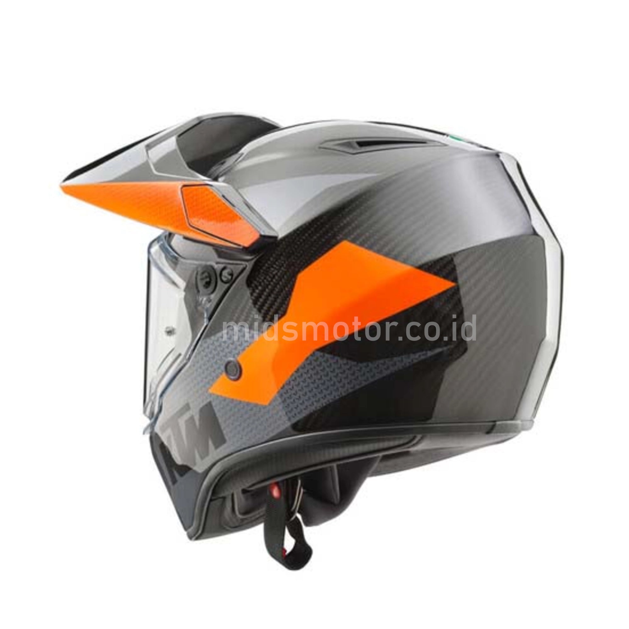 AGV AX9 KTM Edition – Helm Adventure Premium Carbon Aramid Fiberglass dengan Pinlock 120