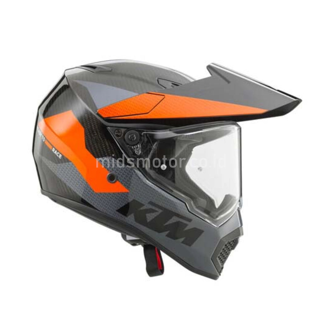 AGV AX9 KTM Edition – Helm Adventure Premium Carbon Aramid Fiberglass dengan Pinlock 120