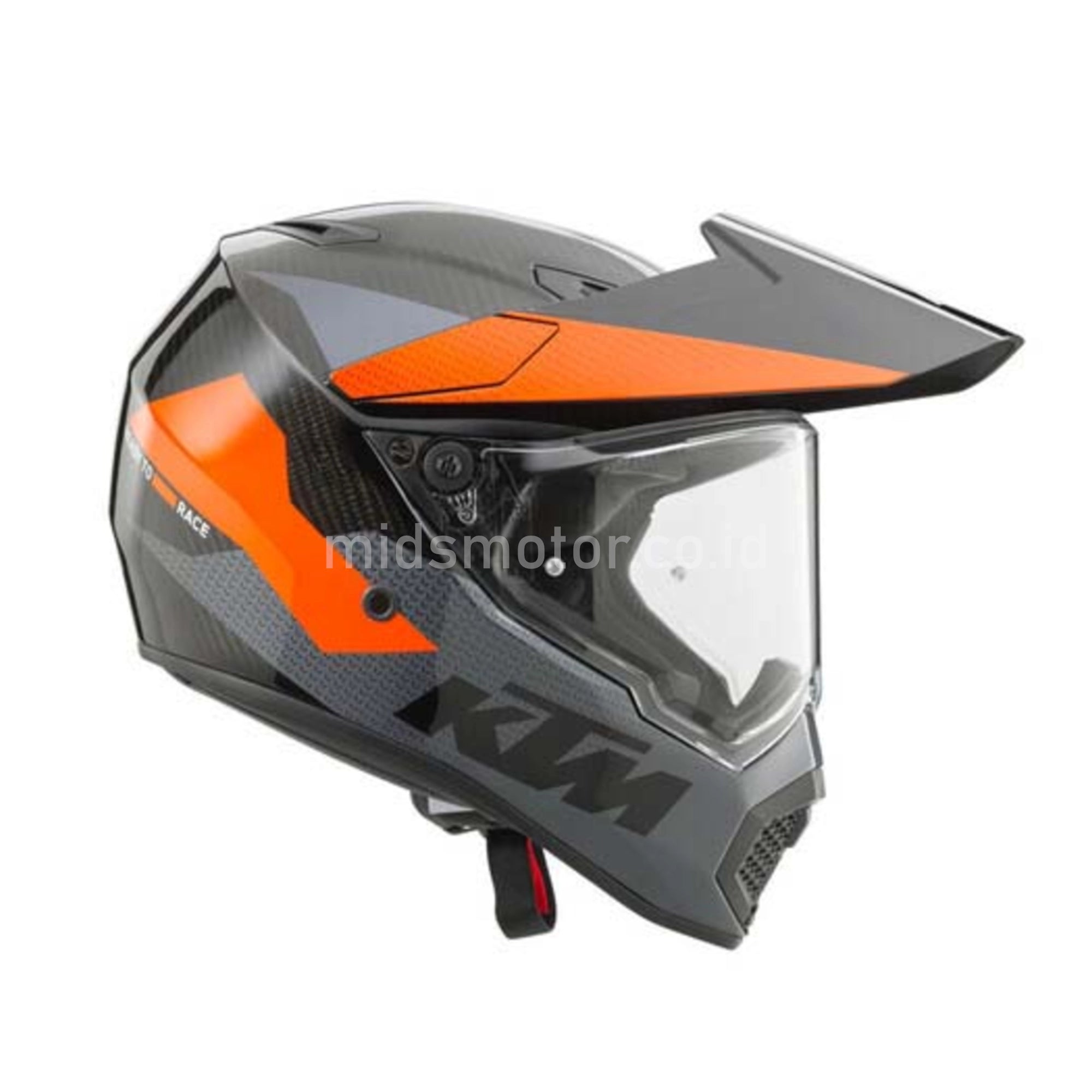AGV AX9 KTM Edition – Helm Adventure Premium Carbon Aramid Fiberglass dengan Pinlock 120