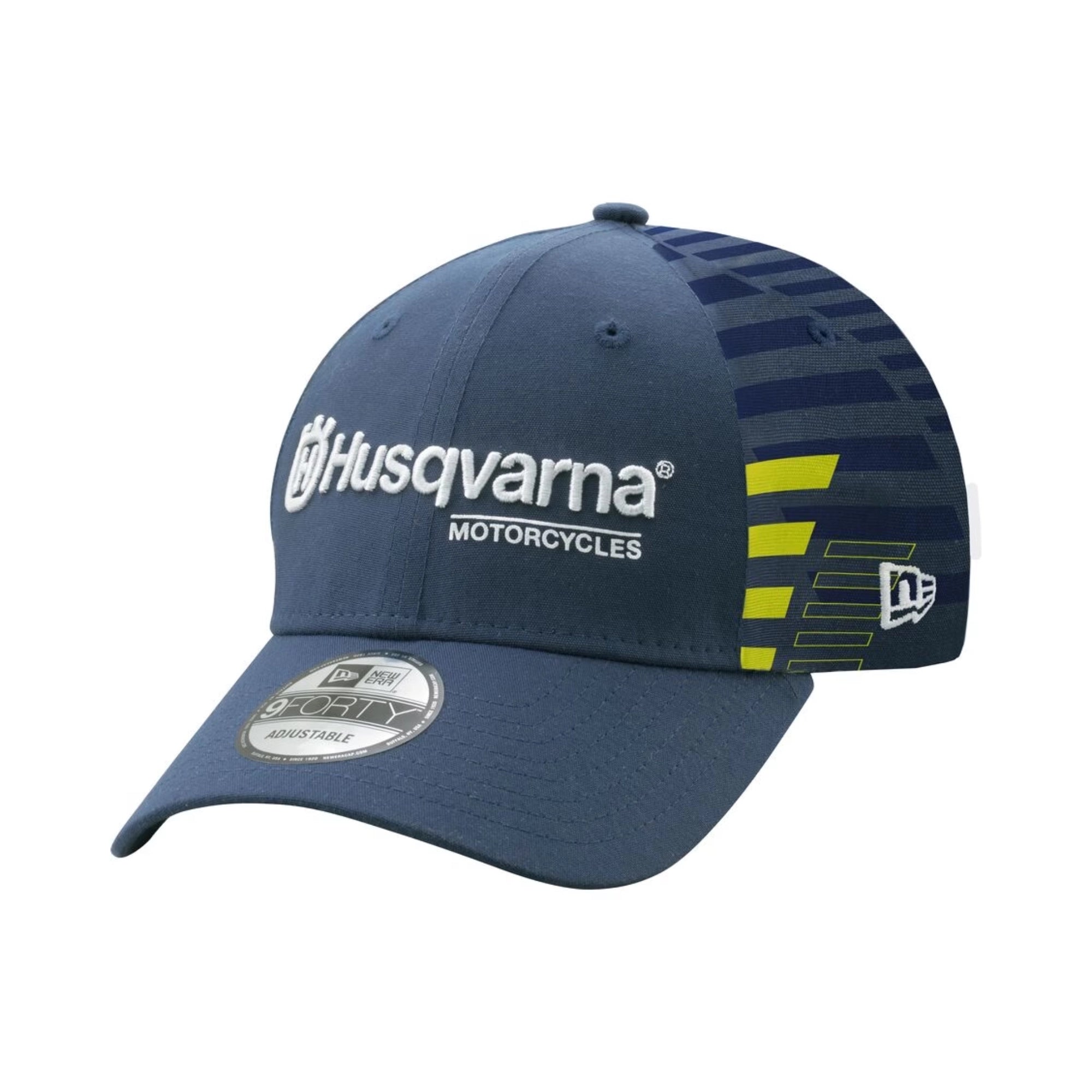 Husqvarna Team Curved Cap 2024 by New Era® – Topi Curved Cap Resmi Husqvarna, One Size