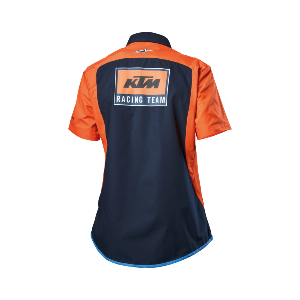 KTM Girls Replica Racing Team Shirt – Kemeja Wanita Resmi KTM Racing, Breathable