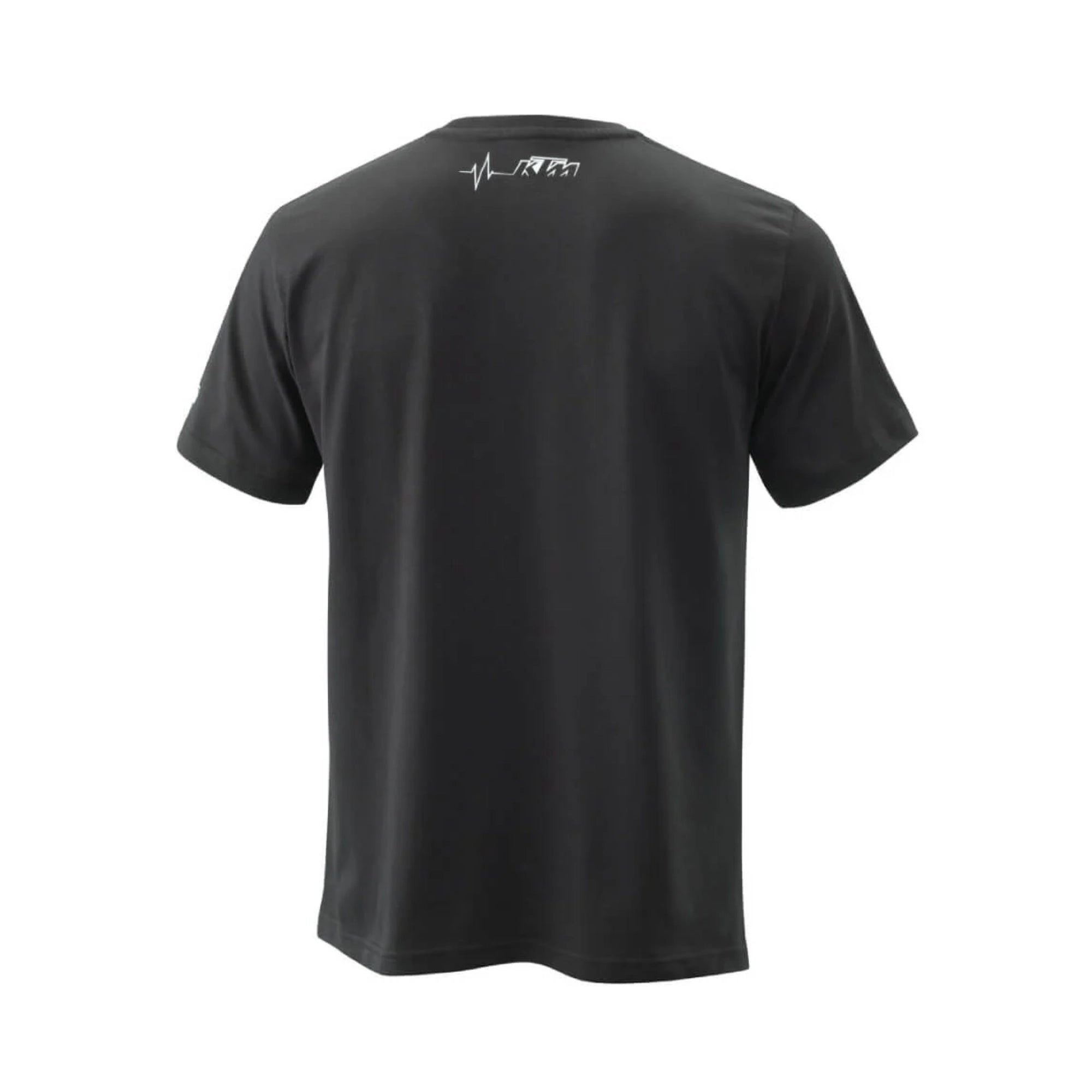 KTM Orange Fluids T-Shirt – Kaos Pria Kasual “Bleed Orange”, Black