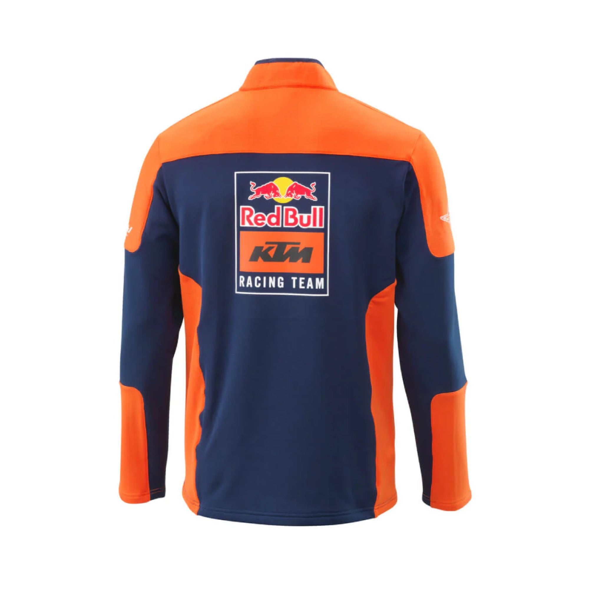 KTM Red Bull Replica Team Halfzip Sweater 2024 – Sweater Unisex Resmi KTM Racing, Navy & Orange