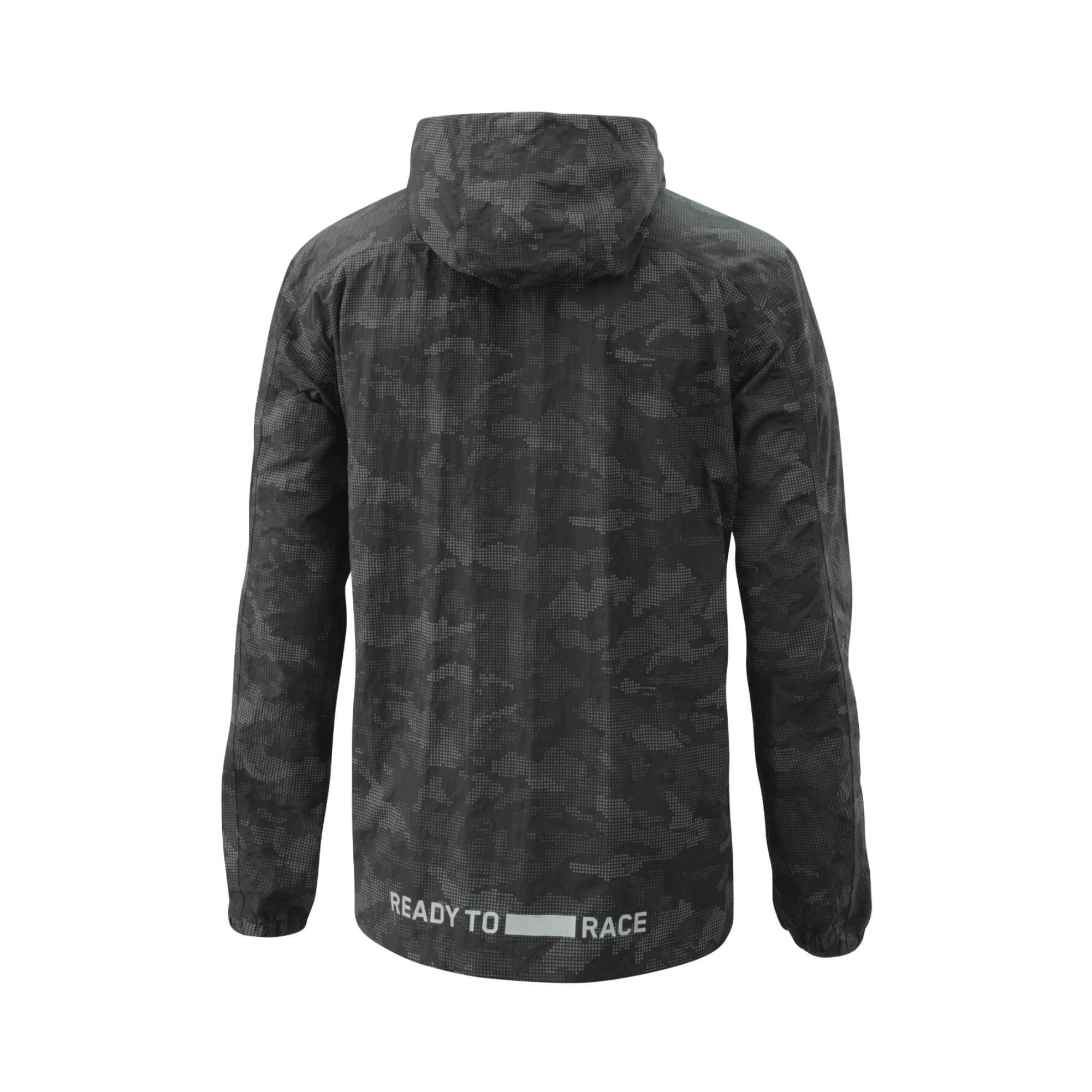 KTM Sparked Wind Jacket – Jaket Windbreaker Glow in the Dark, Water & Wind Repellent