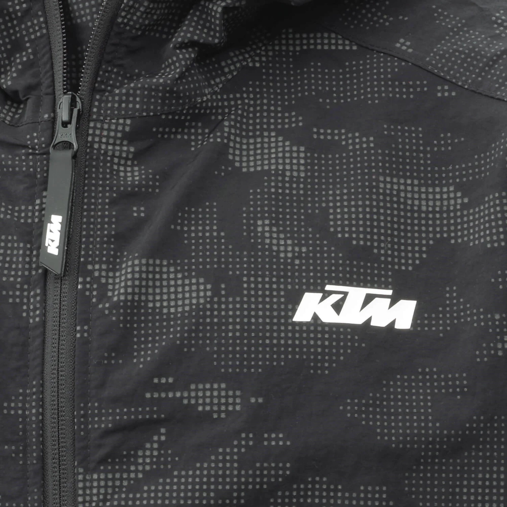 KTM Sparked Wind Jacket – Jaket Windbreaker Glow in the Dark, Water & Wind Repellent