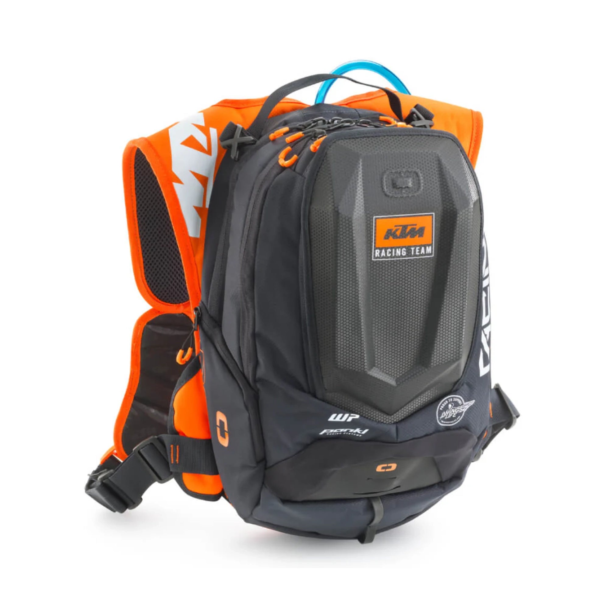 KTM Team Dakar Hydration Backpack by OGIO® – Tas Punggung Hydration Off-Road 12L, Orange & Black