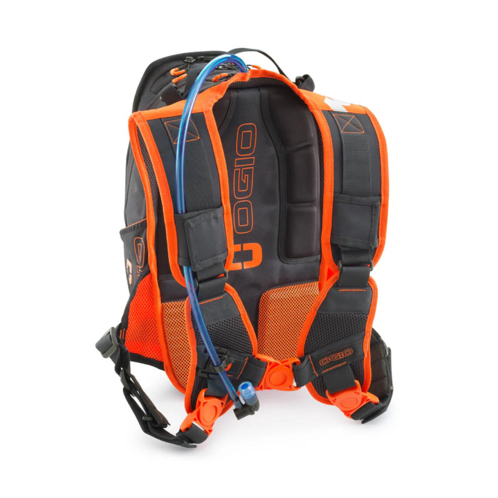 KTM Team Dakar Hydration Backpack by OGIO® – Tas Punggung Hydration Off-Road 12L, Orange & Black