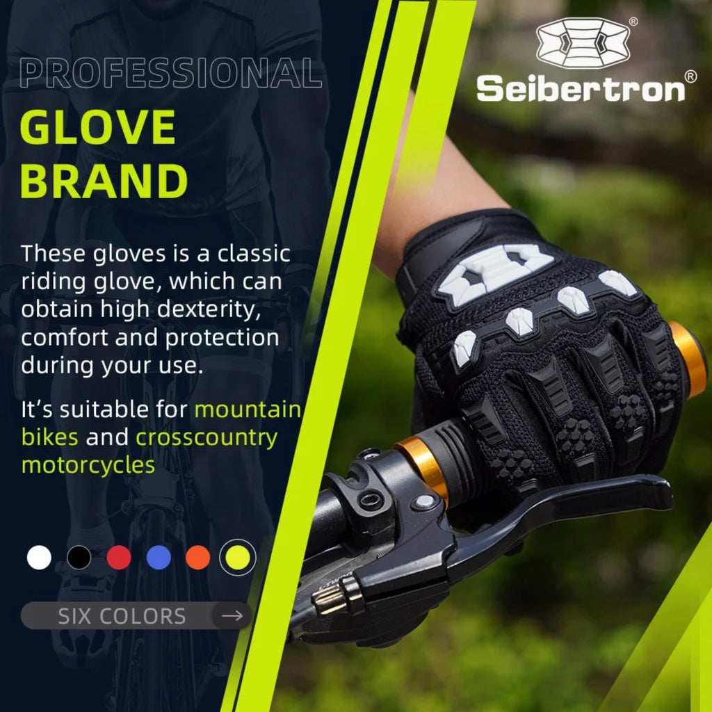 Seibertron Dirtclaw Full Finger Gloves – Sarung Tangan Motor Sport