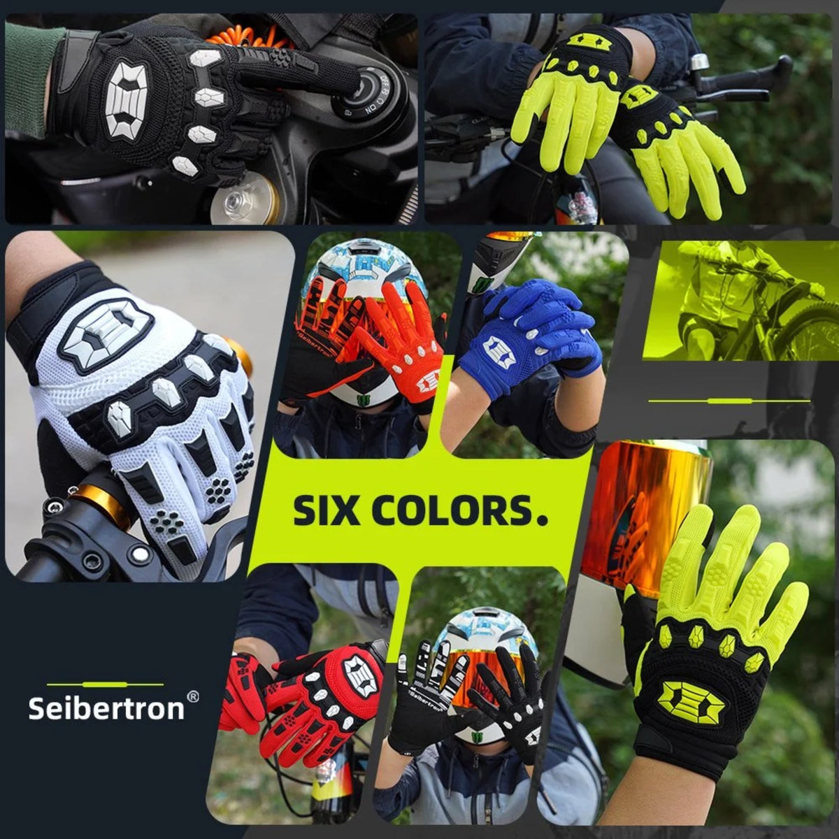 Seibertron Dirtclaw Full Finger Gloves – Sarung Tangan Motor Sport