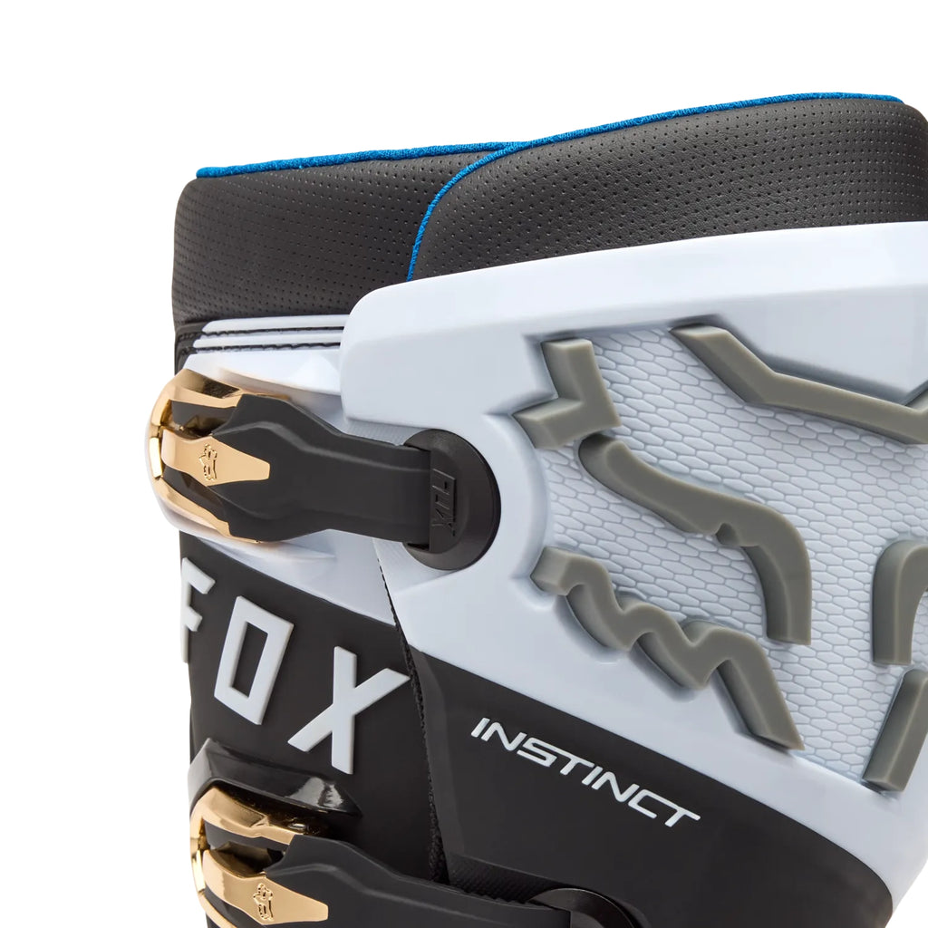 Sepatu Motocross FOX Instinct Boots [White/Black/Grey]